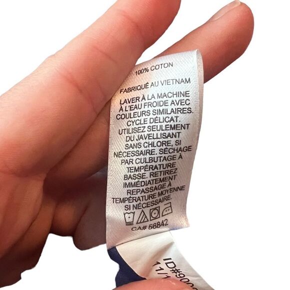 NWT! Express plaid soft wash button down shirt. Size large - Picture 5 of 12